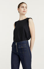 Lenore Top Silk Black
