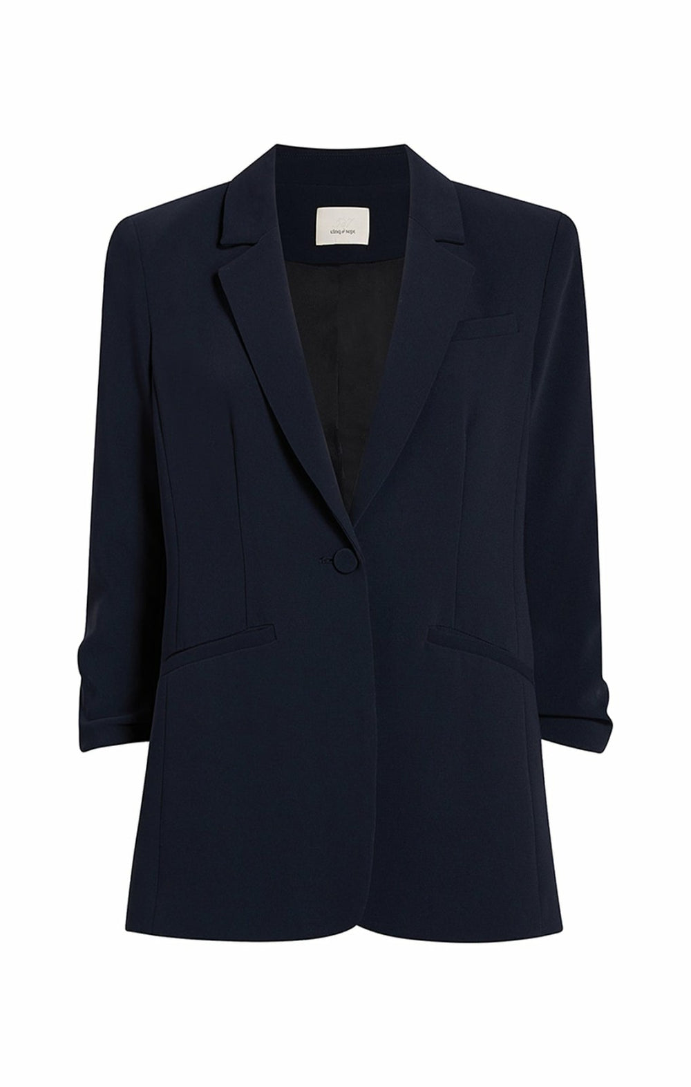 Crepe Khloe Blazer Navy
