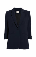 Crepe Khloe Blazer Navy