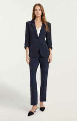Crepe Khloe Blazer Navy