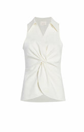 Sleeveless Mckenna Top Ivory