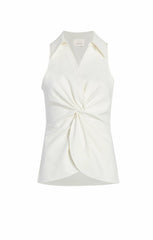 Sleeveless Mckenna Top Ivory