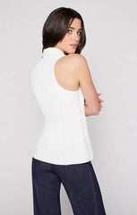 Sleeveless Mckenna Top Ivory