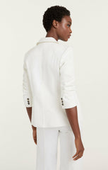 Denim Khloe Blazer White