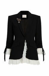 Roxie Blazer Black/Ivory