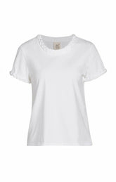 Braided Tee White