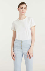 Braided Tee White