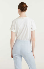 Braided Tee White