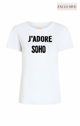 J'adore Soho Tee White/Black