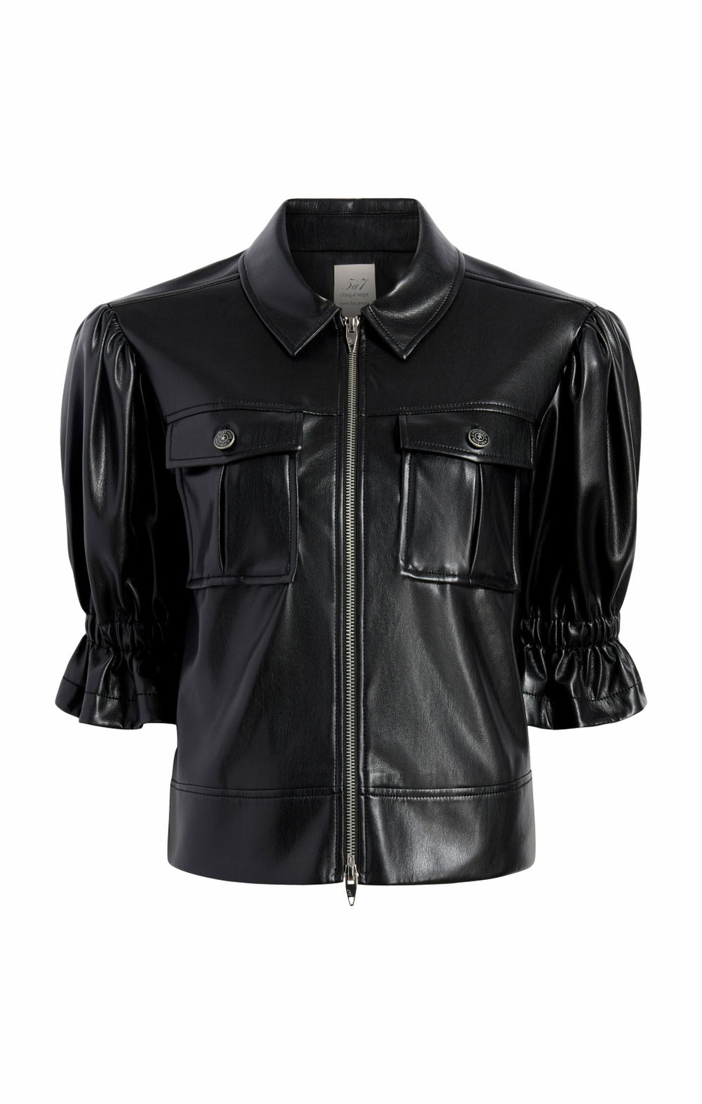 Lite Vegan Leather Holly Jacket Black