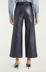 Vegan Leather Benji Pant Navy