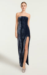 Eponine Gown Peacock Blue