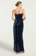 Eponine Gown Peacock Blue