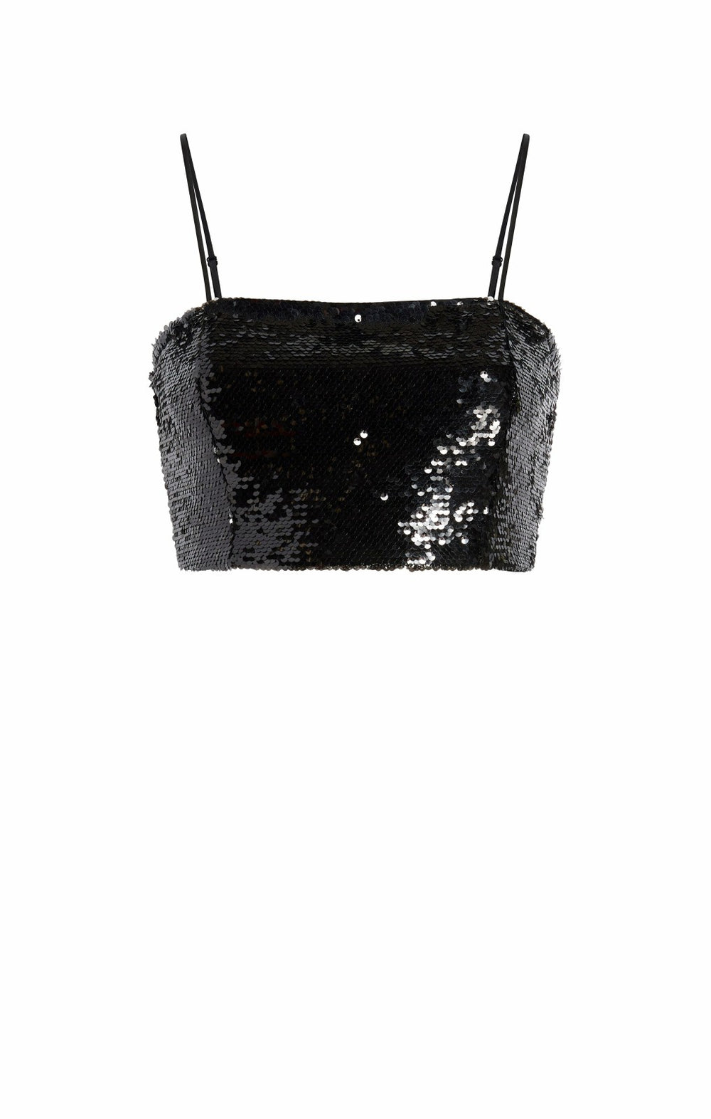Sequin Nikki Top Black