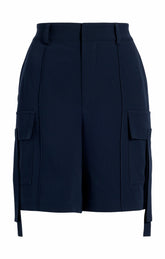 Crepe Odilia Short Navy