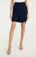 Crepe Odilia Short Navy