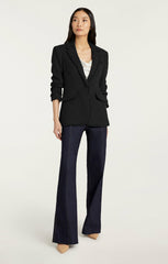 Boucle Khloe Blazer Black