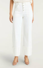 Cuffed Benji Pant White