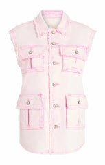 Sleeveless Vera Jacket Flamingo