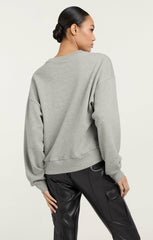 Paris New York Brandy Pullover Heather Grey/Black