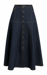 Veena Skirt Indigo