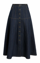 Veena Skirt Indigo