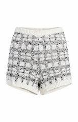 Adalee Shorts Black/White