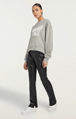Bonjour Y'all Brandy Pullover Heather Grey/White
