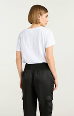 Oui Oui Oui Shrunken Tee White/Black