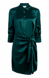 Mini Jacey Dress Green Onyx