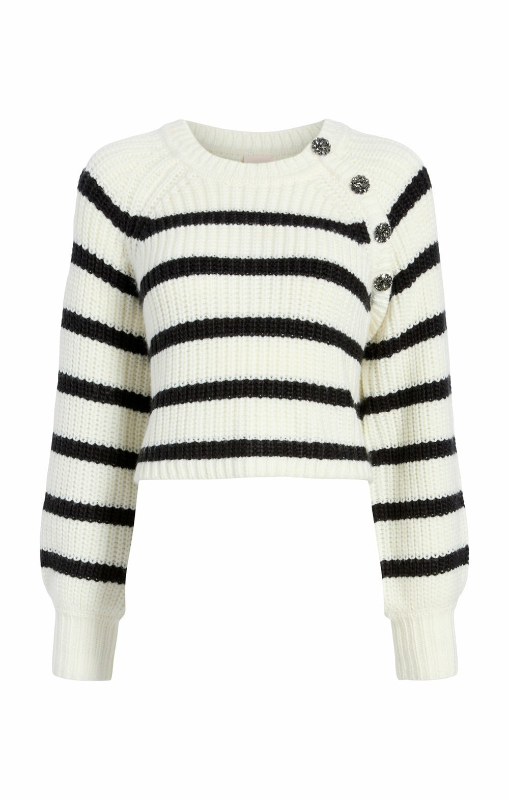 Striped Keren Pullover Ivory/Black