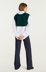 Alden Pullover Green Onyx/White