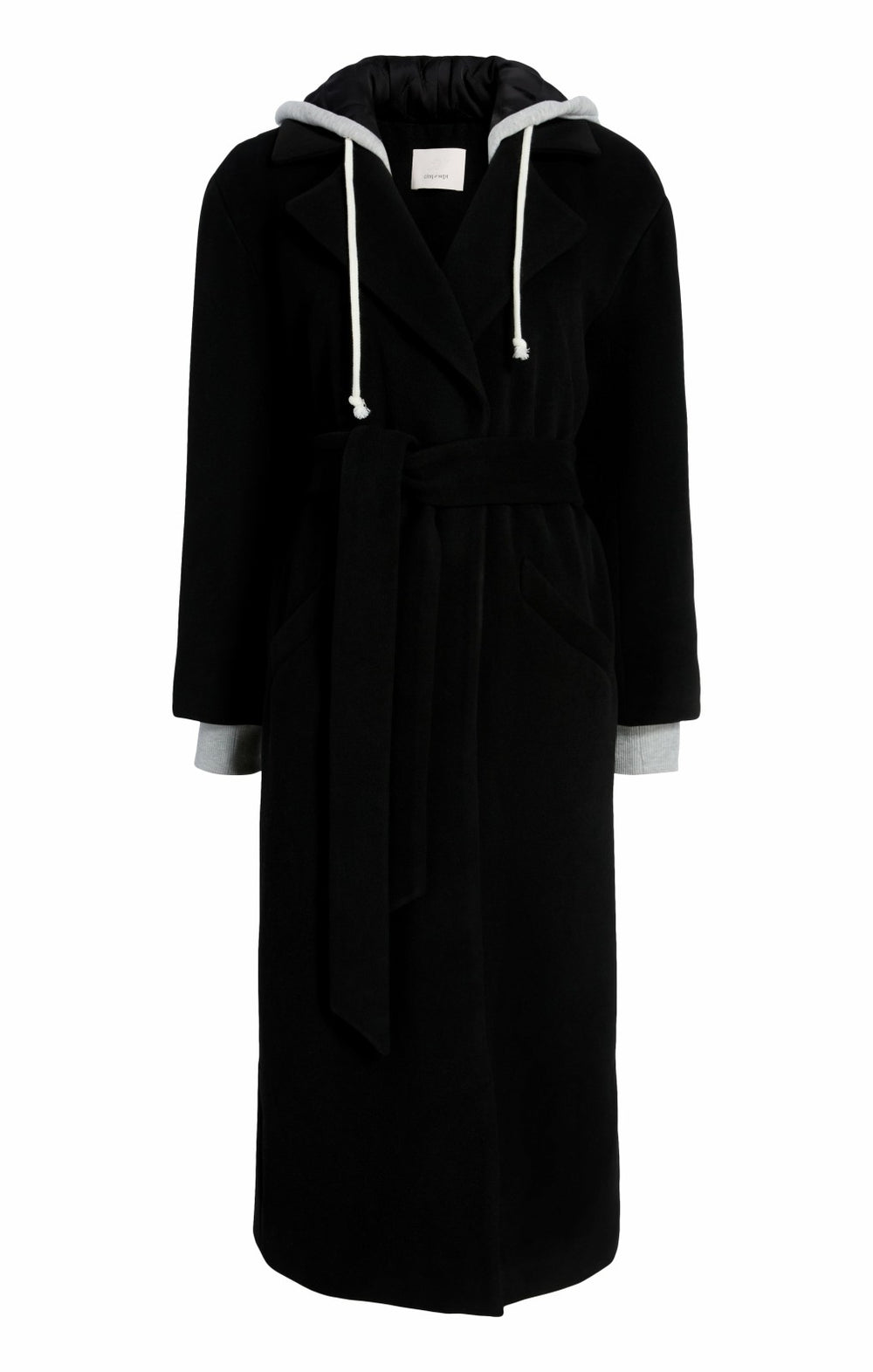 Vander Coat Black/Heather Grey