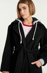 Vander Coat Black/Heather Grey