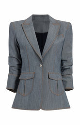 Louisa Blazer Light Indigo