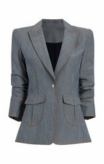 Louisa Blazer Light Indigo