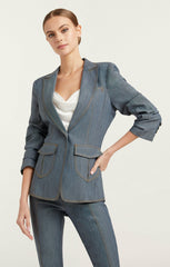 Louisa Blazer Light Indigo
