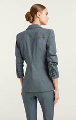 Louisa Blazer Light Indigo