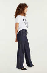 Doodled L'amour Tee White/Black