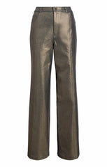 Gold Coated Francine Pant Gold