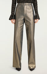Gold Coated Francine Pant Gold
