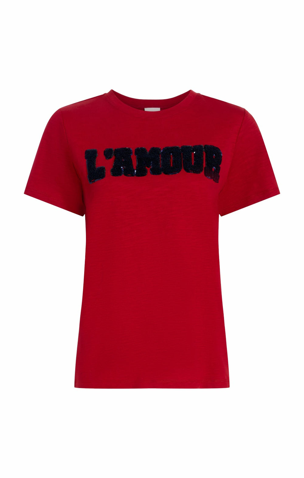 Toweled L'amour Shrunken Tee Rosewood/Navy