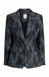 Bonded Lace Sallie Blazer Light Indigo/Black