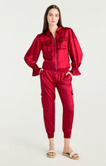 Long Sleeve Holly Jacket Red Currant