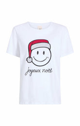 Smiley Joyeux Noel Tee White/Black