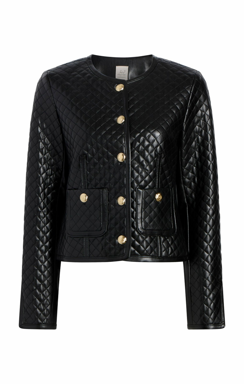 Vegan Leather Brooke Jacket Black
