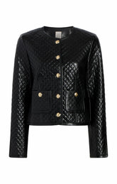 Vegan Leather Brooke Jacket Black