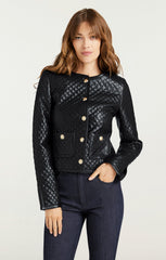 Vegan Leather Brooke Jacket Black