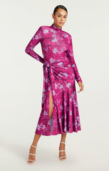 Warm Carnation Johnson Dress Plum Radish Multi