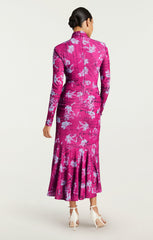 Warm Carnation Johnson Dress Plum Radish Multi